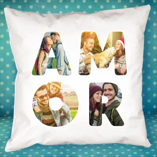 Coj&iacute;n personalizado AMOR personalizado