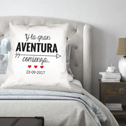 Coj&iacute;n personalizado BODA (Idea de regalo original)