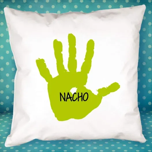 Coj&iacute;n personalizado 'Dejas huella' (Idea de regalo original)
