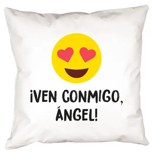 Coj&iacute;n personalizado enamorado (Detalle de presentación)