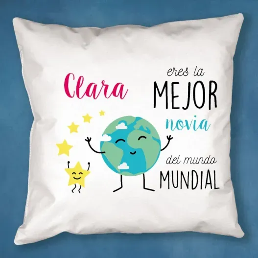 Coj&iacute;n personalizado la mejor del mundo