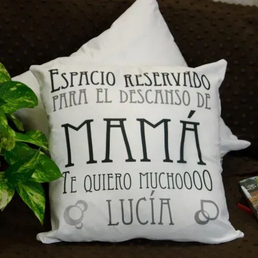 Coj&iacute;n personalizado Mam&aacute; (Idea de regalo original)