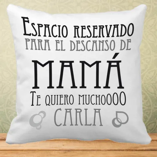 Coj&iacute;n personalizado Mam&aacute;