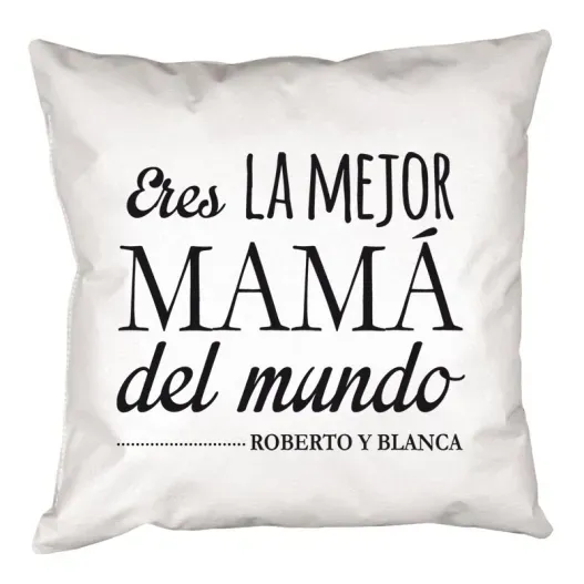 Coj&iacute;n personalizado mejor mam&aacute; (Vista alternativa)