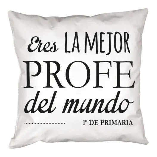 Coj&iacute;n personalizado mejor profe (Vista alternativa)