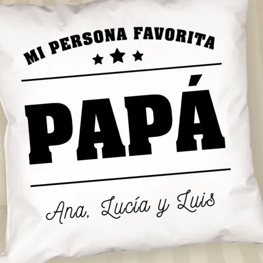 Coj&iacute;n personalizado Mi persona favorita (Vista alternativa)