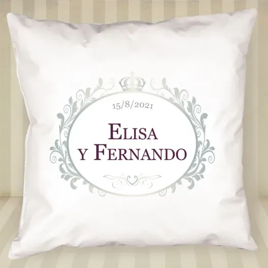 Coj&iacute;n personalizado para Boda (Idea de regalo original)