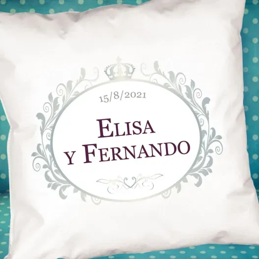 Coj&iacute;n personalizado para Boda (Vista alternativa)