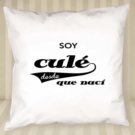 Coj&iacute;n personalizado para futbolero