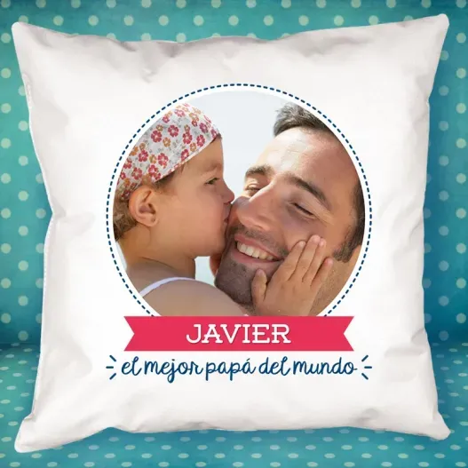 Coj&iacute;n personalizado para pap&aacute; (Vista alternativa)
