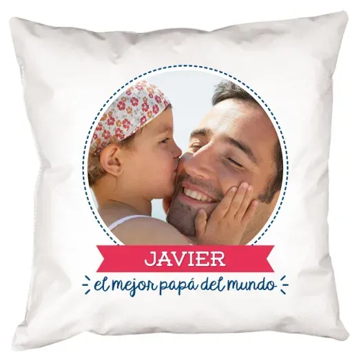 Coj&iacute;n personalizado para pap&aacute; (Idea de regalo original)