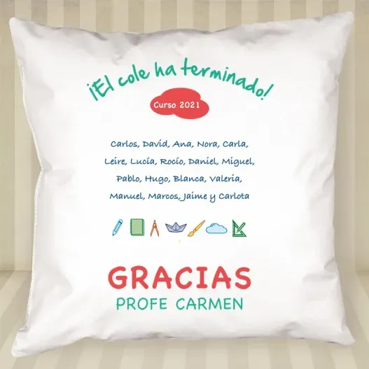 Coj&iacute;n personalizado para profe (Vista alternativa)