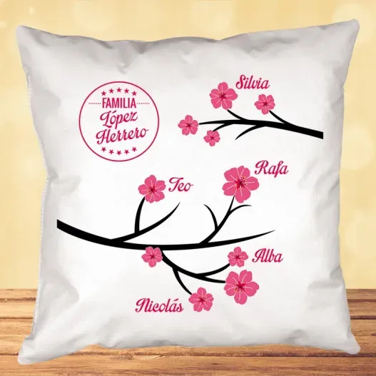 Coj&iacute;n personalizado primavera