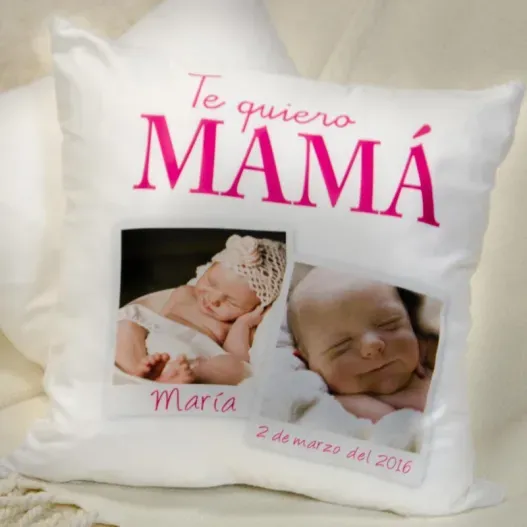 Coj&iacute;n personalizado Te quiero mam&aacute;