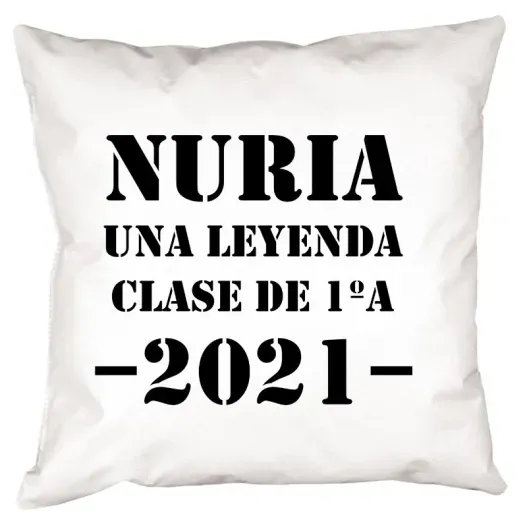 Coj&iacute;n personalizado 'Una leyenda' para profesores (Idea de regalo original)