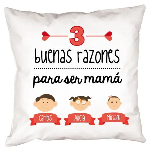 Coj&iacute;n razones para ser mam&aacute; (Detalle de presentación)