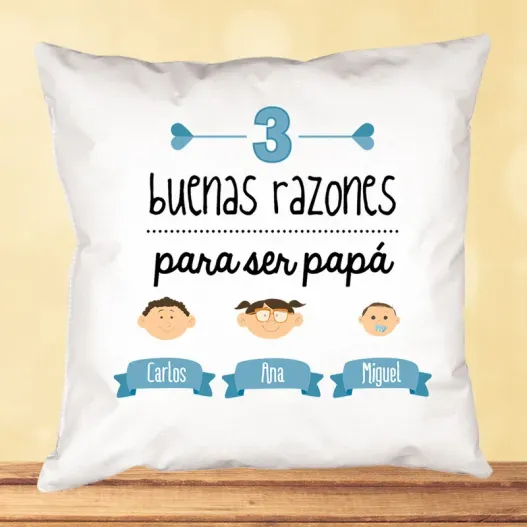Coj&iacute;n razones para ser pap&aacute; (Detalle de presentación)