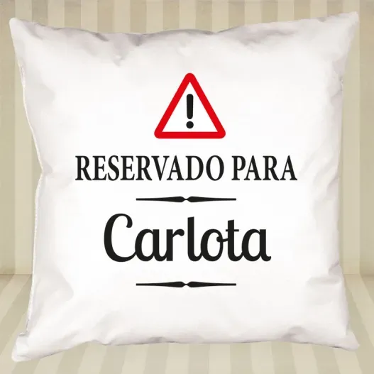 Coj&iacute;n Reservado personalizado (Vista alternativa)