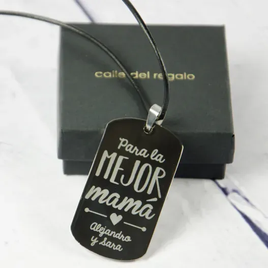 Colgante personalizado la mejor Mam&aacute; (Idea de regalo original)