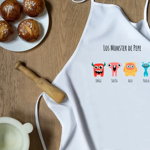 Delantal familias personalizado (Vista alternativa)