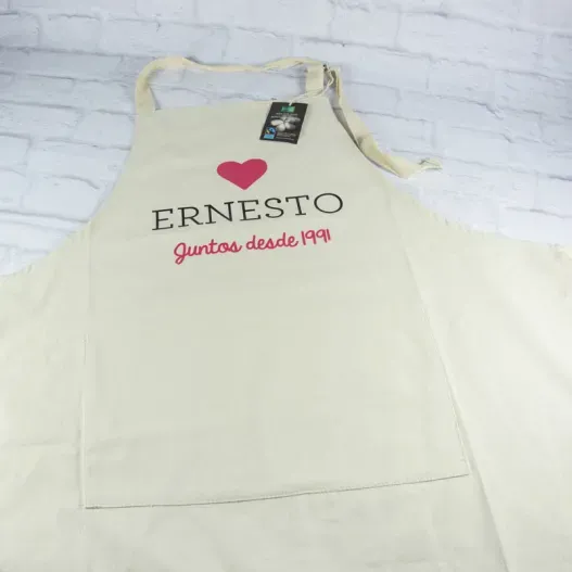 Delantal BIO personalizado (Idea de regalo original)