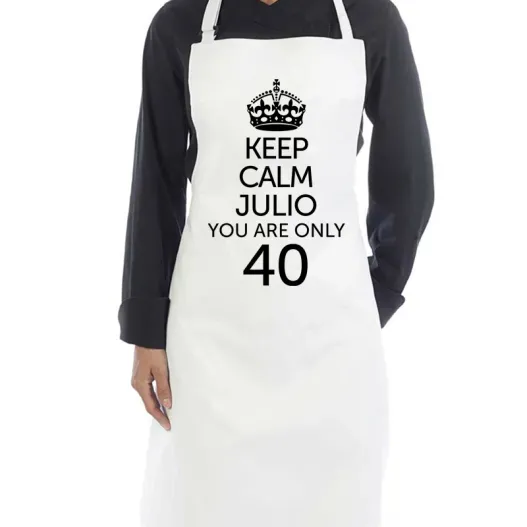 Delantal personalizado Keep Calm (Vista alternativa)
