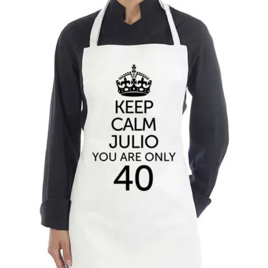 Delantal personalizado Keep Calm (Detalle de presentación)