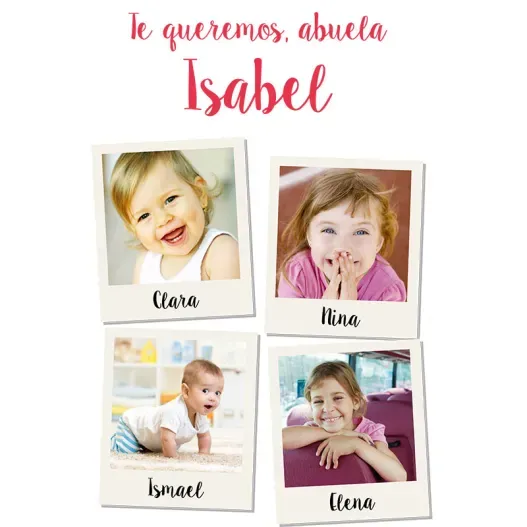 Delantal personalizado para abuelos (Idea de regalo original)