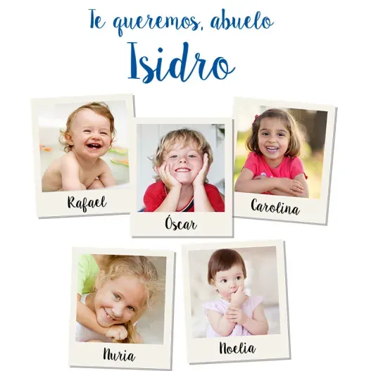 Delantal personalizado para abuelos (Detalle de presentación)