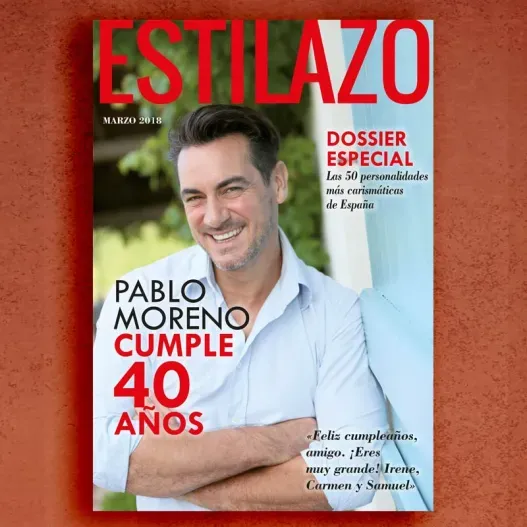 Falsa portada de revista especial cumplea&ntilde;os (Vista alternativa)