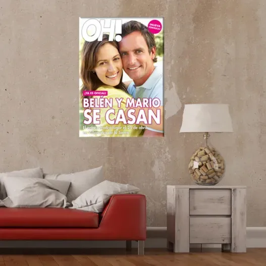 Falsa portada de revista BODA (Vista alternativa)