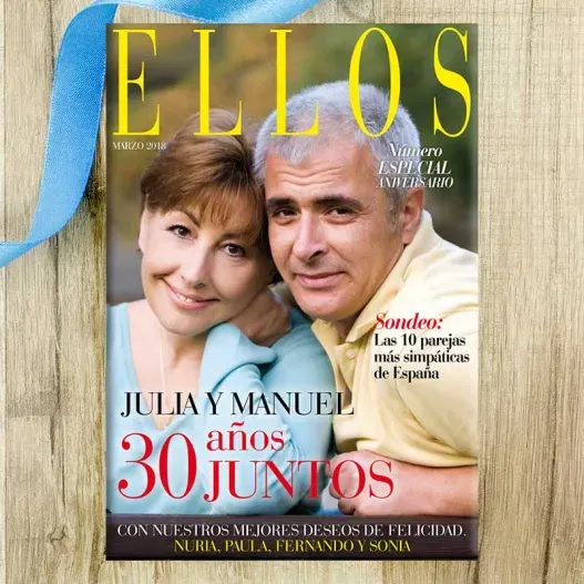 Falsa portada de revista especial aniversario