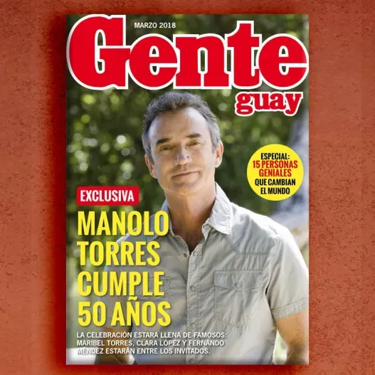 Falsa portada de revista Gente Guay (Vista alternativa)