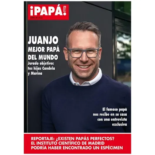 Falsa portada de revista para pap&aacute; (Foto de catálogo)