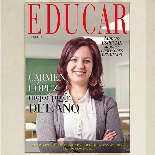 Falsa portada de revista profesoras (Vista alternativa)