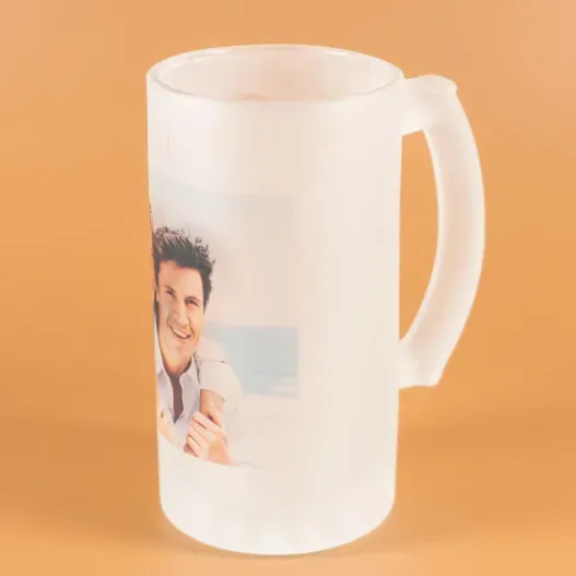 Jarra de cerveza personalizada con foto (Idea de regalo original)