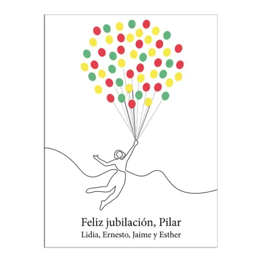 Lienzo especial Jubilaci&oacute;n (Foto de catálogo)