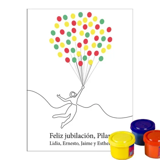 Lienzo especial Jubilaci&oacute;n (Idea de regalo original)