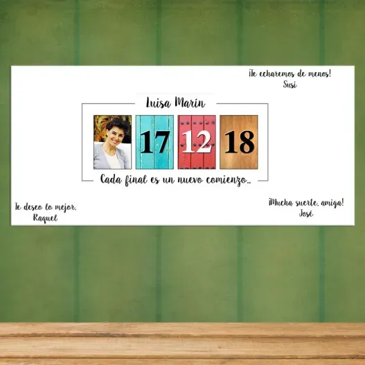 Lienzo personalizado para Jubilaci&oacute;n (Vista alternativa)