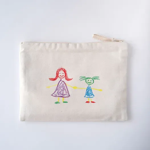 Neceser BIO personalizado con el dibujo de tu hijo (Foto de catálogo)