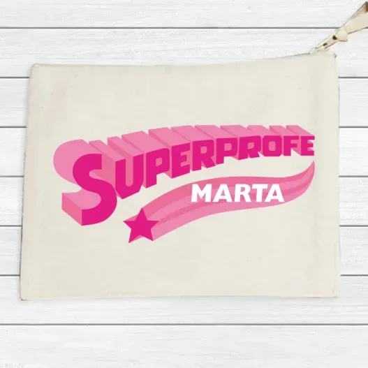 Neceser BIO personalizado 'Superprofe'
