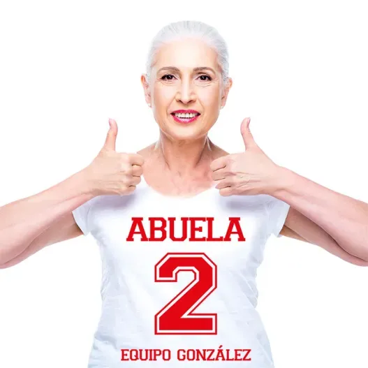 Pack camisetas abuela y nieta (Vista alternativa)