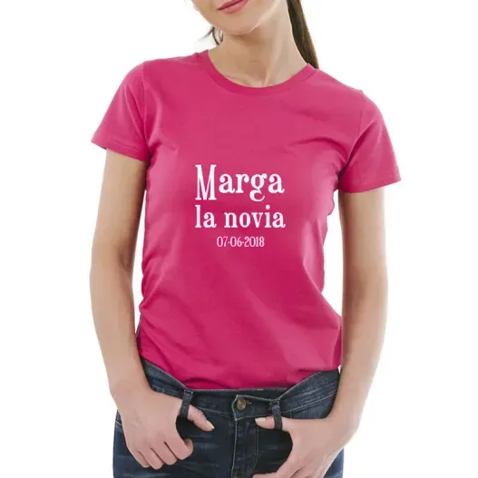 Pack camisetas novios personalizadas (Idea de regalo original)
