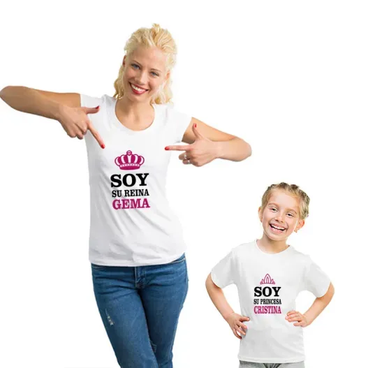 Pack camisetas personalizadas para familia (Idea de regalo original)