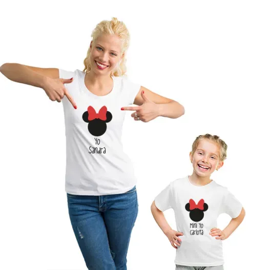 Pack camisetas personalizado 'Yo y Mini Yo' (Idea de regalo original)