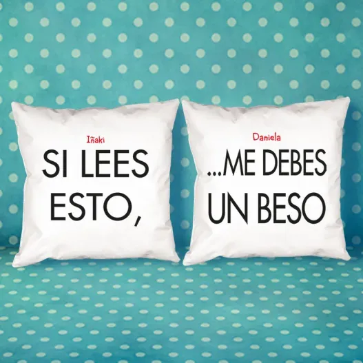 Pack de cojines personalizados