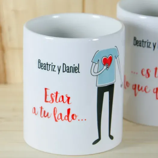 Pack de tazas personalizadas juntos (Vista alternativa)