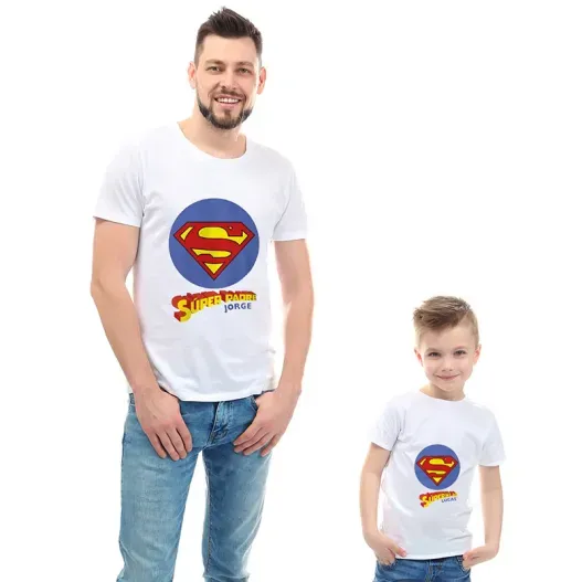 Pack padres personalizado S&uacute;perPadre y S&uacute;perHijo