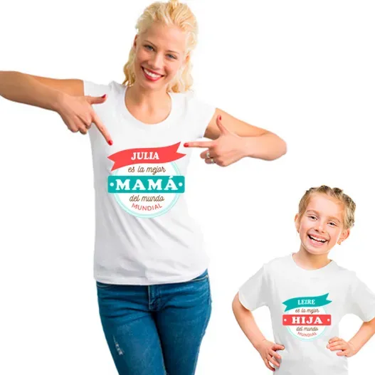 Pack personalizado mejor mam&aacute; y mejor hijo/a (Vista alternativa)