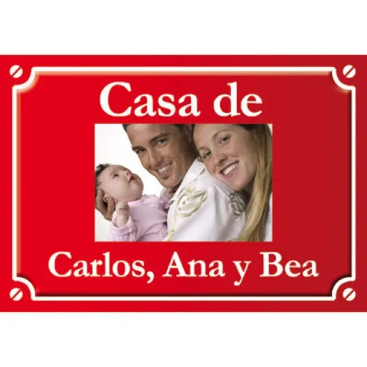 Placa de calle foto personalizada (Vista alternativa)